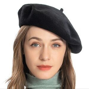 Classic Black Beret